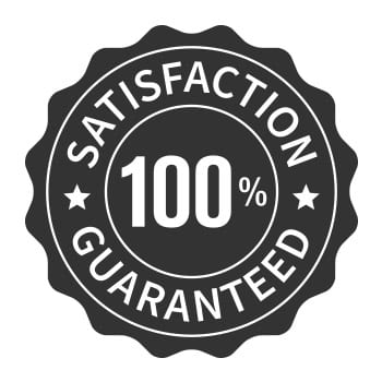 100% Satisfaction Guaranteed Badge